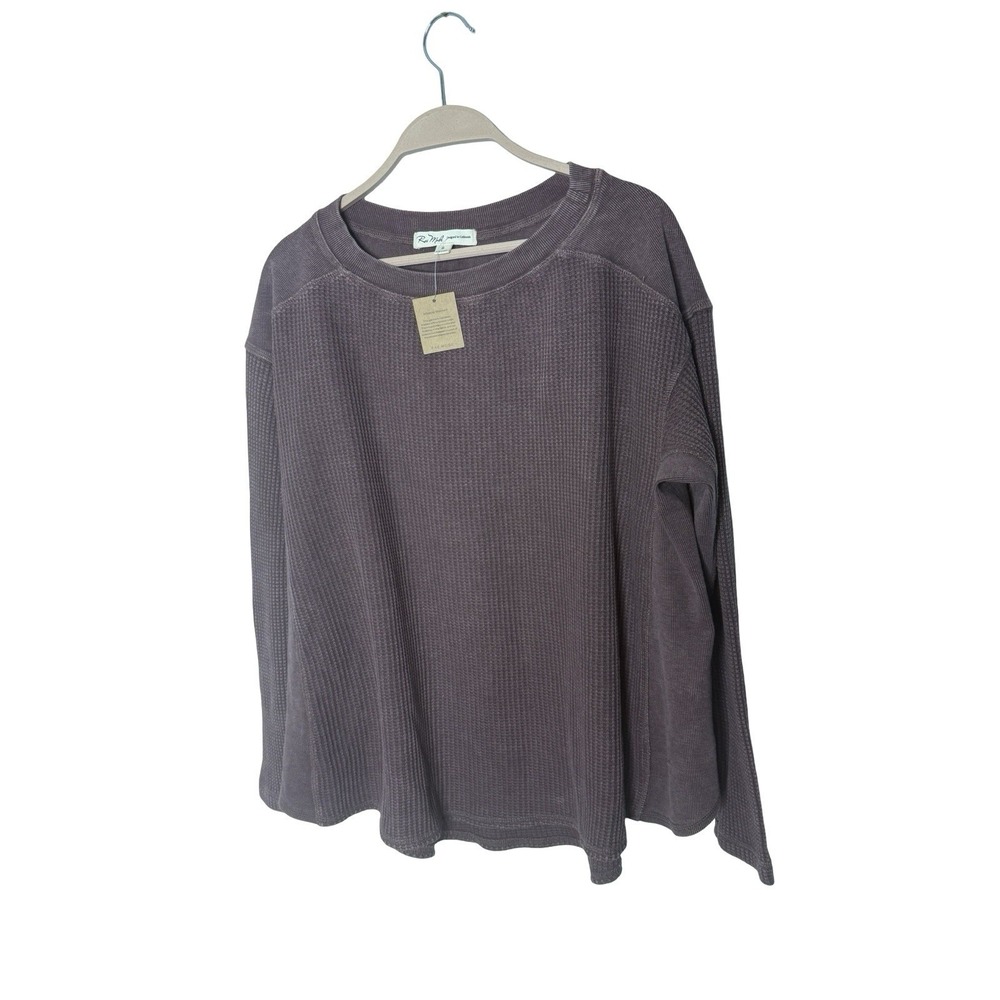 Rae Mode size small waffle knit long sleeve shirt NEW womens